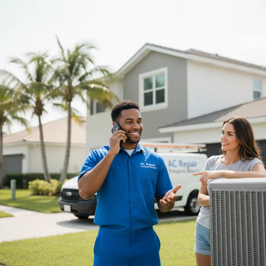 AC Repair Pompano Beach customer support in Hopedale